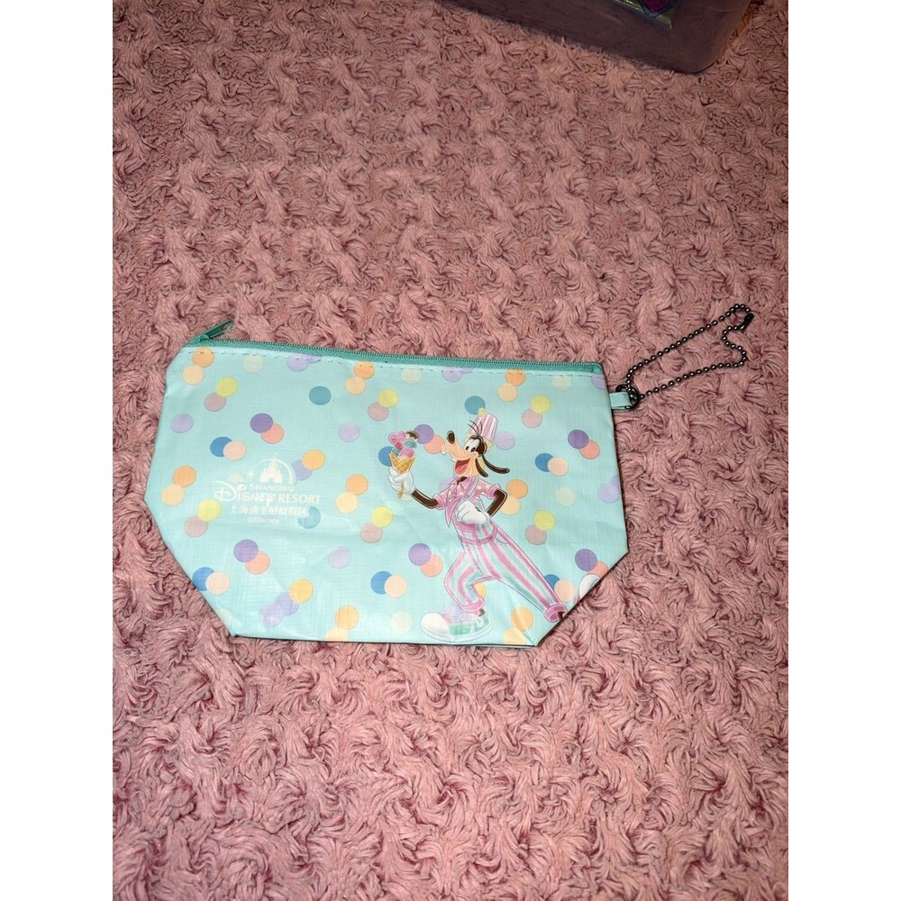 Shanghai Disney Resort reusable Small bag Goofy Ice Cream Pouch Clip